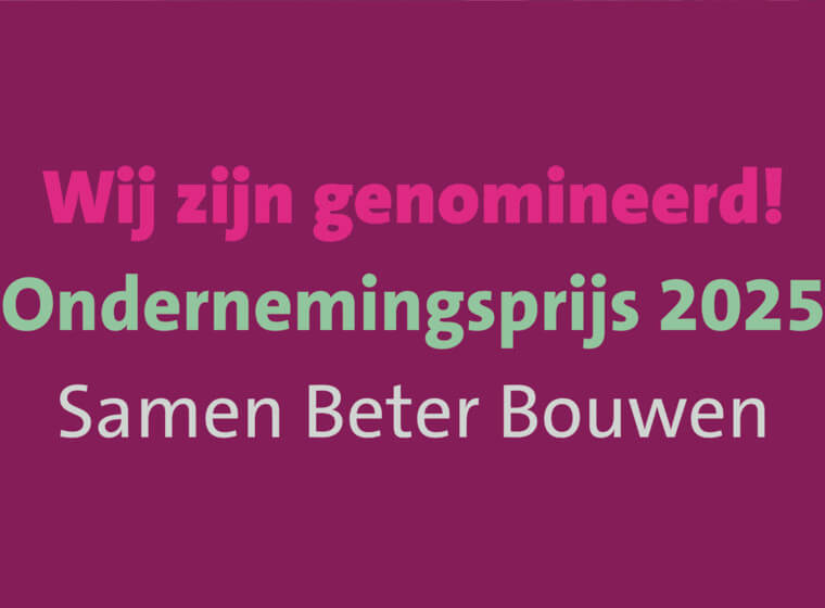 Bergh Bouwgroep genomineerd voor GoBoZ Ondernemersprijs 2025